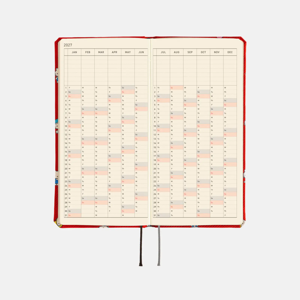 Hobonichi Hello Kitty: Friends with my Techo Weeks