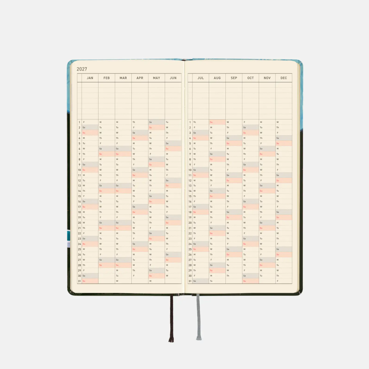 Hobonichi Hiroko Kubota: Meteor Shower in the Light Blue Forest Weeks (English)