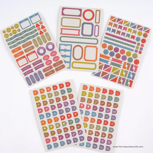 Hobonichi Tsuki no Iro Sticker Set (Schedule)