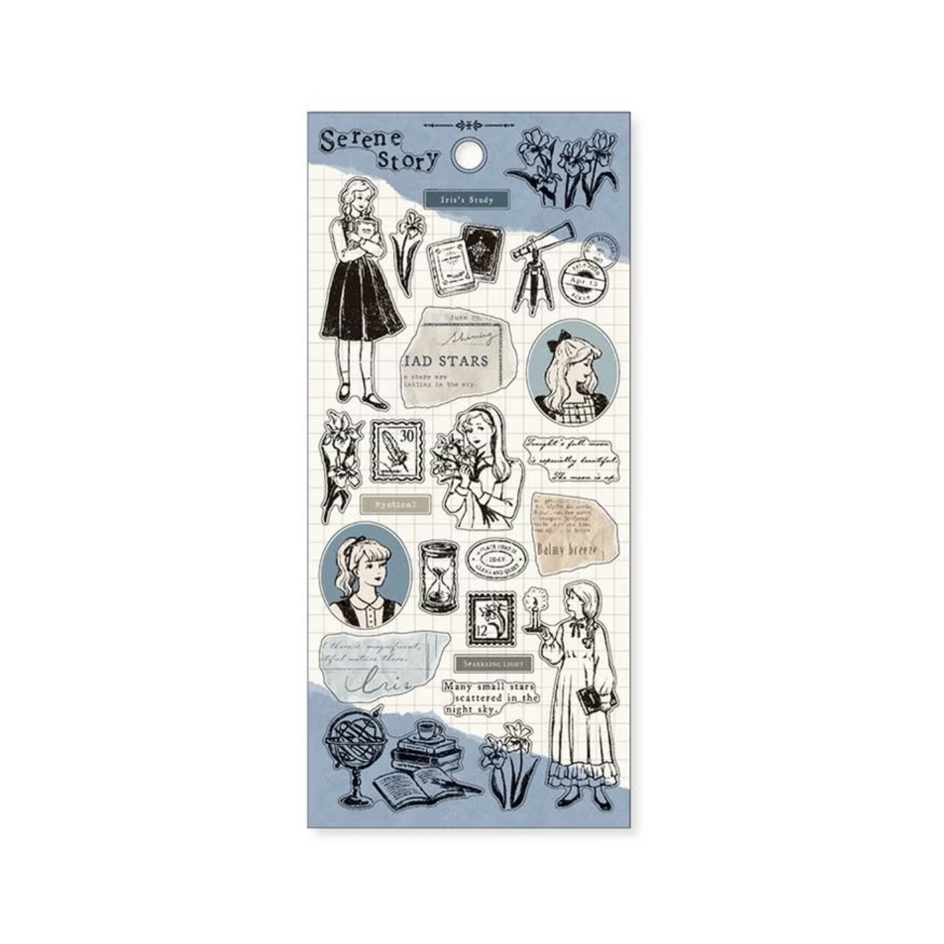 Mind Wave Seal Serene Story Sticker Sheet