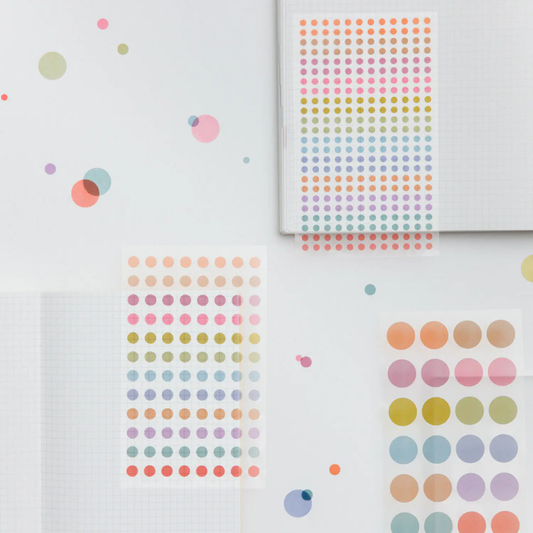 Hobonichi TSUKI no IRO: Dot Stickers