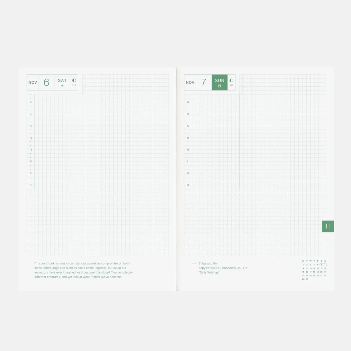 Hobonichi Techo 2027 English Cousin Book A5 size PRE-ORDER