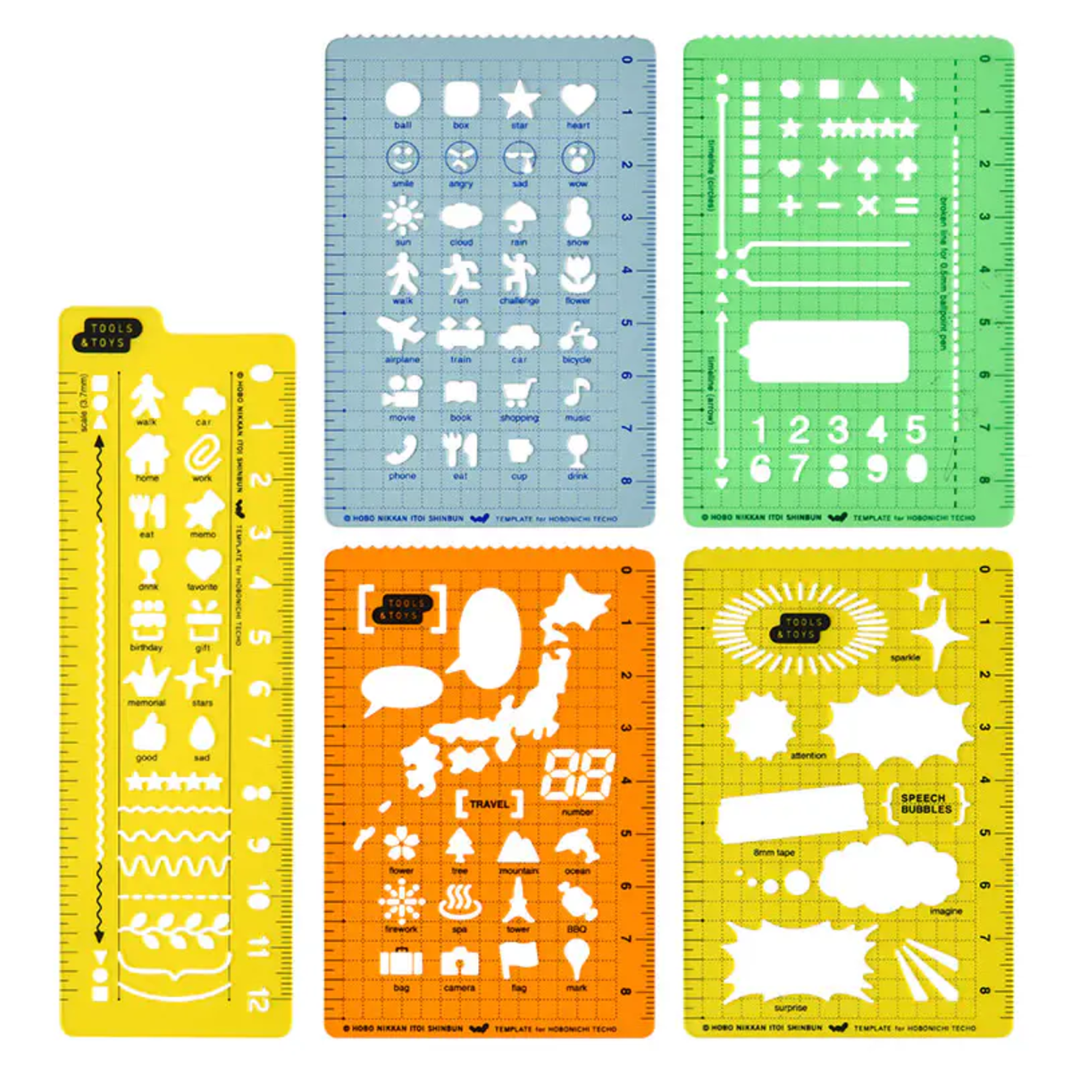 Hobonichi Stencils