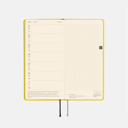 Hobonichi Weeks MEGA - Colors: Canaria Yellow (English)