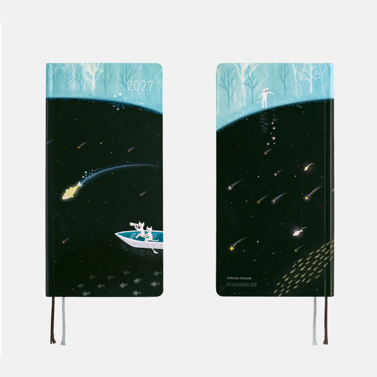 Hobonichi Hiroko Kubota: Meteor Shower in the Light Blue Forest Weeks (English)
