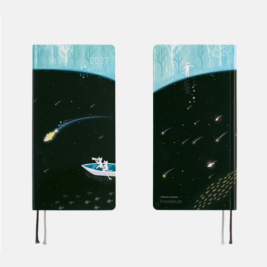 Hobonichi Hiroko Kubota: Meteor Shower in the Light Blue Forest Weeks (English)