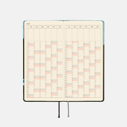 Hobonichi Hiroko Kubota: Meteor Shower in the Light Blue Forest Weeks (English)