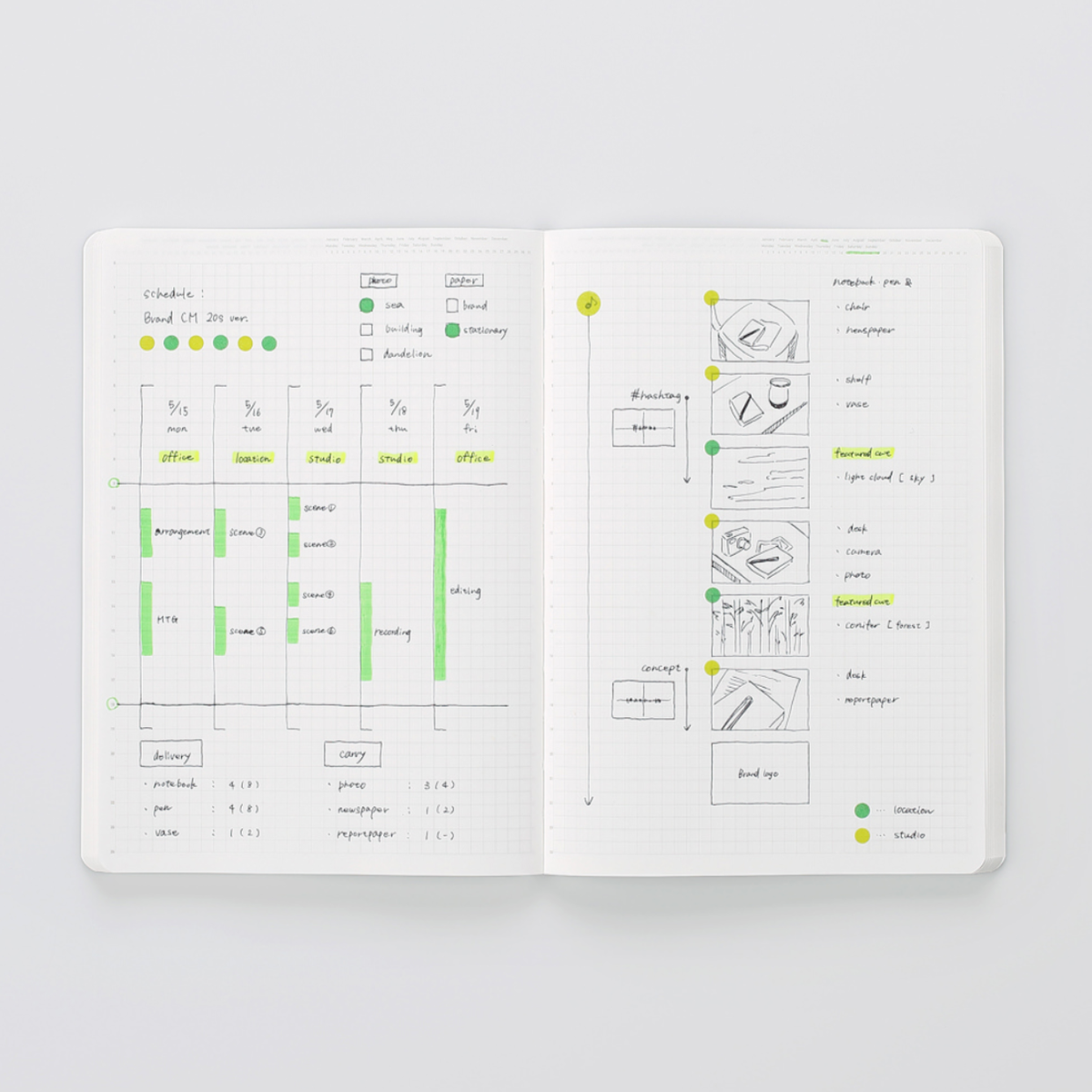 Stalogy 018 Editor’s Series 365 Days Notebook Grid