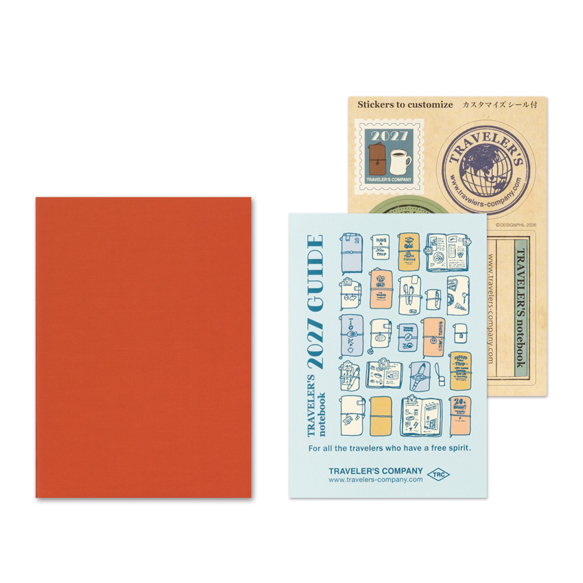 TRAVELER'S Notebook Passport Size Refill 2027 Monthly