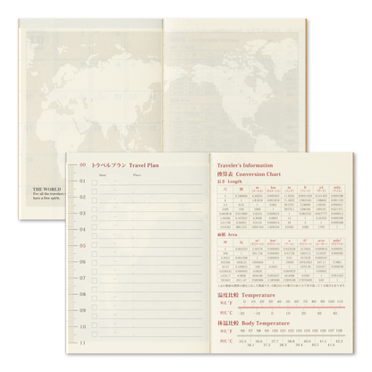 TRAVELER'S Notebook Passport Size Refill 2027 Monthly