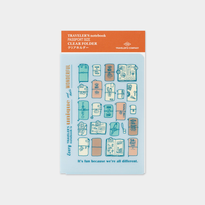 TRAVELER'S Notebook Passport Size Clear Holder 2027
