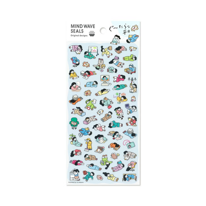 Mind Wave Seal Gootara (ぐ〜たら) Sticker Sheet