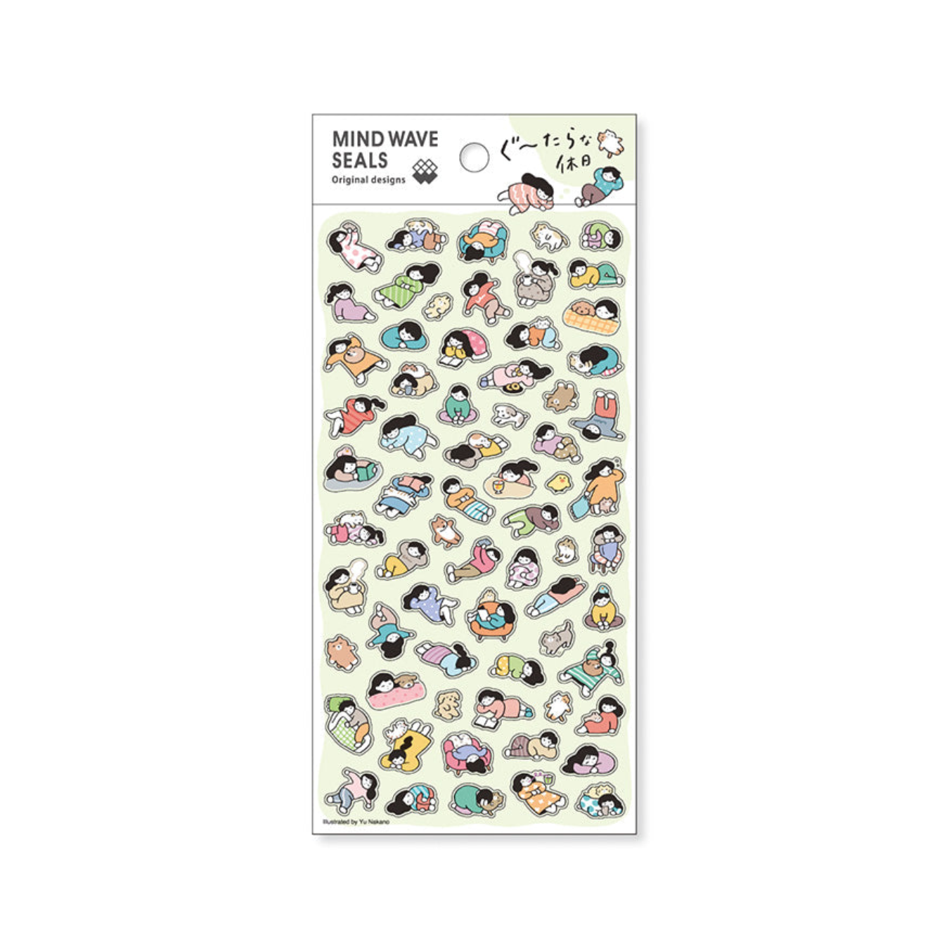 Mind Wave Seal Gootara (ぐ〜たら) Sticker Sheet