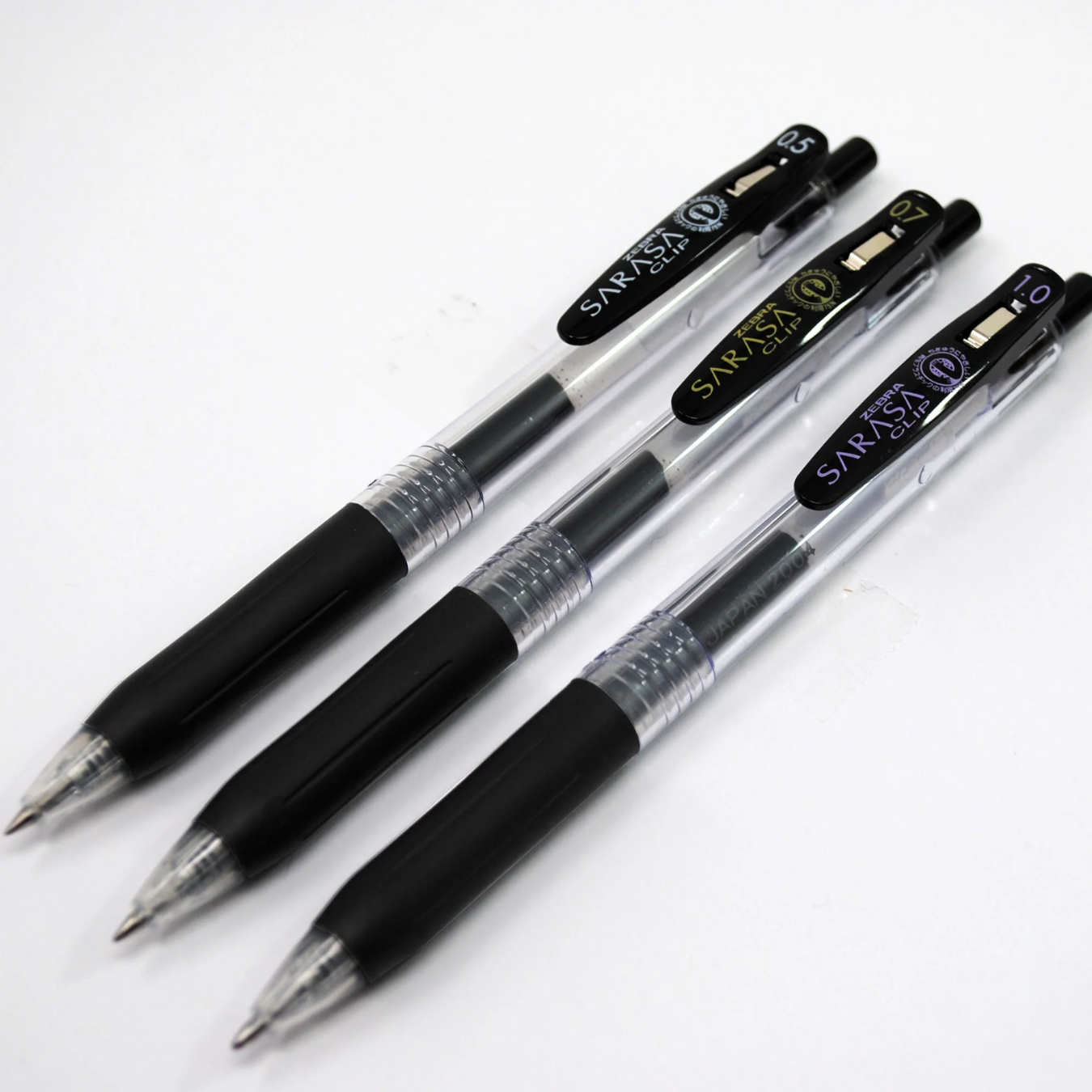 Zebra Sarasa Clip Gel Retractable
