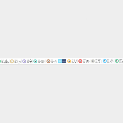TRAVELER'S Factory Washi Tape - Tokyo Metro