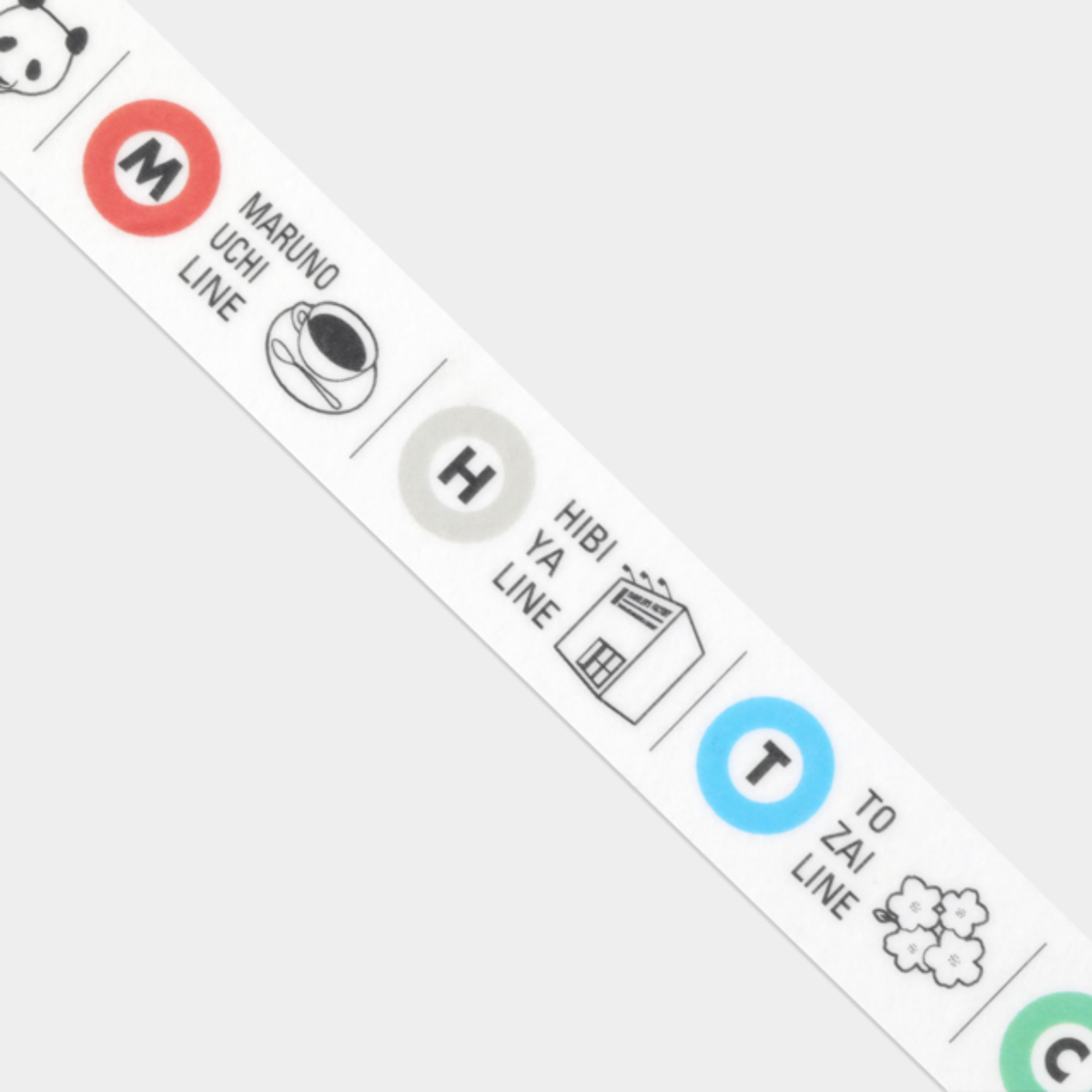 TRAVELER'S Factory Washi Tape - Tokyo Metro