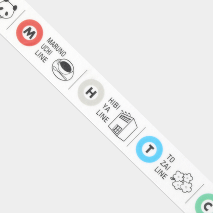 TRAVELER'S Factory Washi Tape - Tokyo Metro
