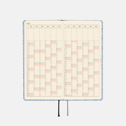 Hobonichi Weeks - Shirt Fabric: Graph Plaid (English)