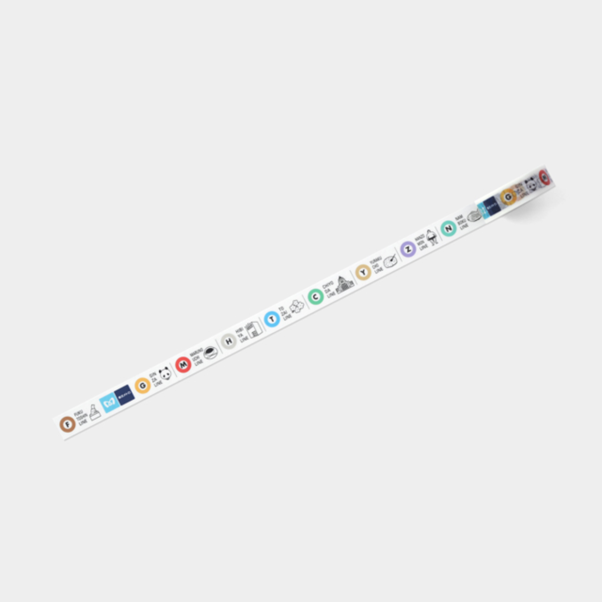 TRAVELER'S Factory Washi Tape - Tokyo Metro