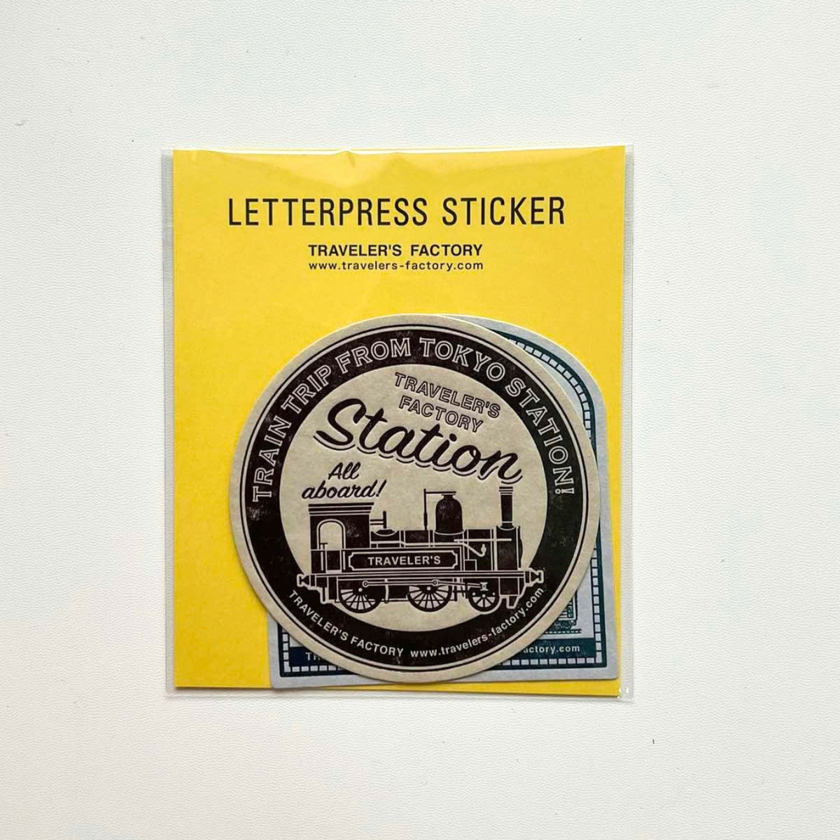 TRAVELER'S Factory Letterpress Sticker