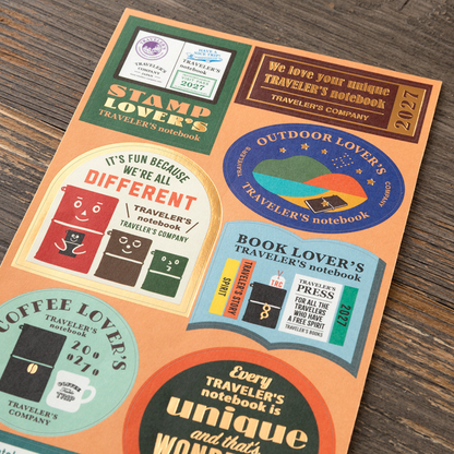 TRAVELER'S Notebook Customize Sticker Set for 2027 Diary