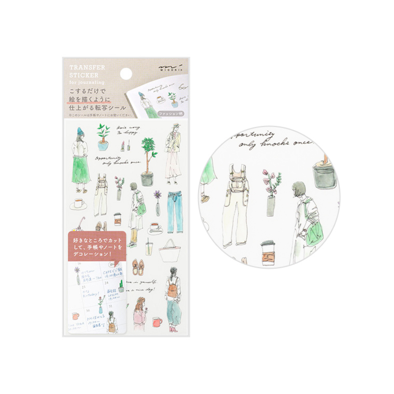 Midori Transfer Stickers