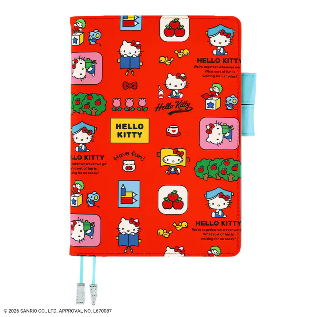 Hobonichi Hello Kitty: Techo and Friends A5 Cousin Size Cover