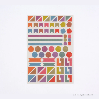 Hobonichi Tsuki no Iro Sticker Set (Schedule)
