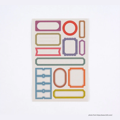 Hobonichi Tsuki no Iro Sticker Set (Schedule)