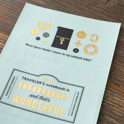 TRAVELER'S Notebook Customize Sticker Set for 2027 Diary
