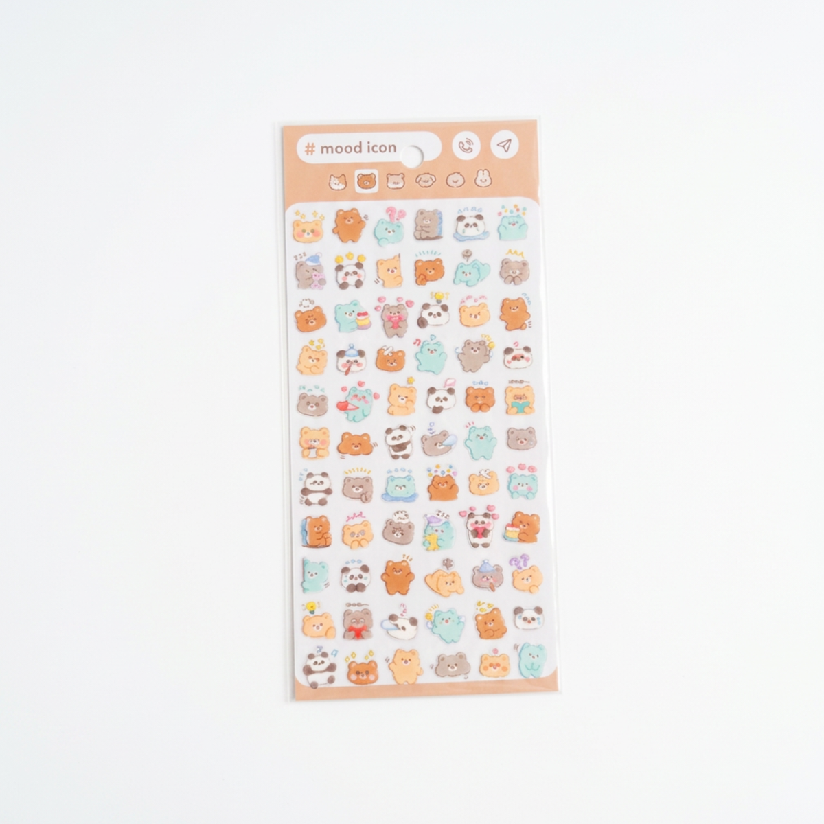 Mind Wave Seal Mood Icon Sticker Sheet