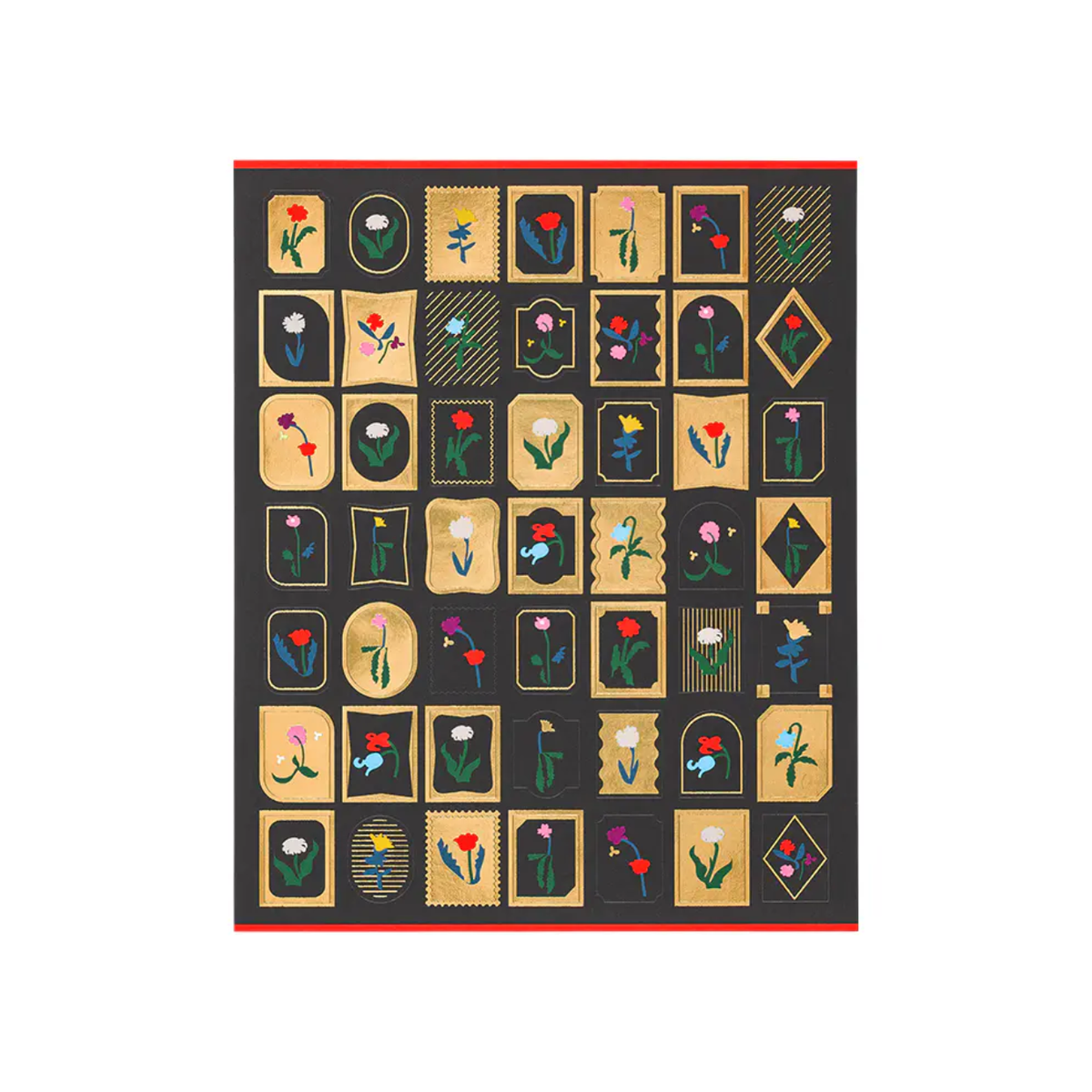 Hobonichi Yoshie Watanabe: Foil-Stamped Stickers (Petit Bloom)