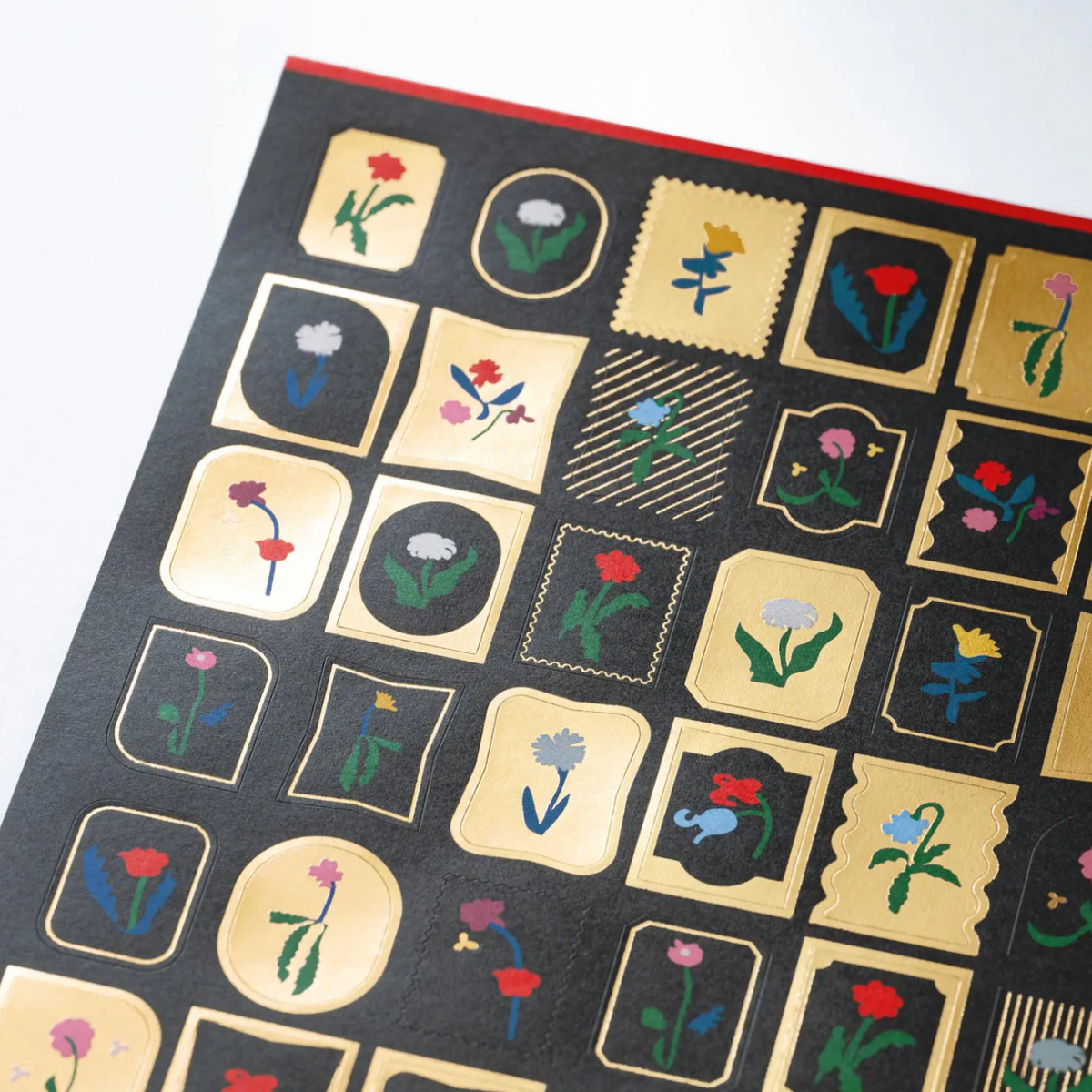 Hobonichi Yoshie Watanabe: Foil-Stamped Stickers (Petit Bloom)
