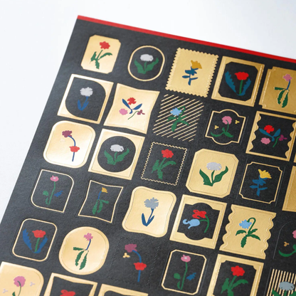 Hobonichi Yoshie Watanabe: Foil-Stamped Stickers (Petit Bloom)