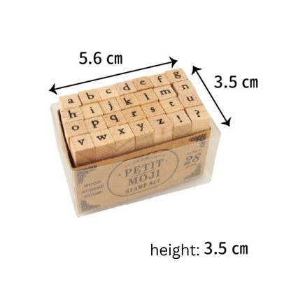 Kodomo no Kao Petit Moji Stamp Set (small)