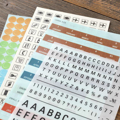 TRAVELER'S Notebook Customize Sticker Set for 2027 Diary