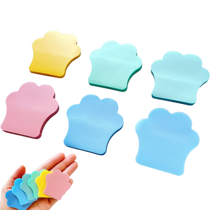 Abonbon Translucent Paw Sticky Notes
