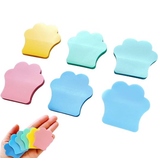 Abonbon Translucent Paw Sticky Notes