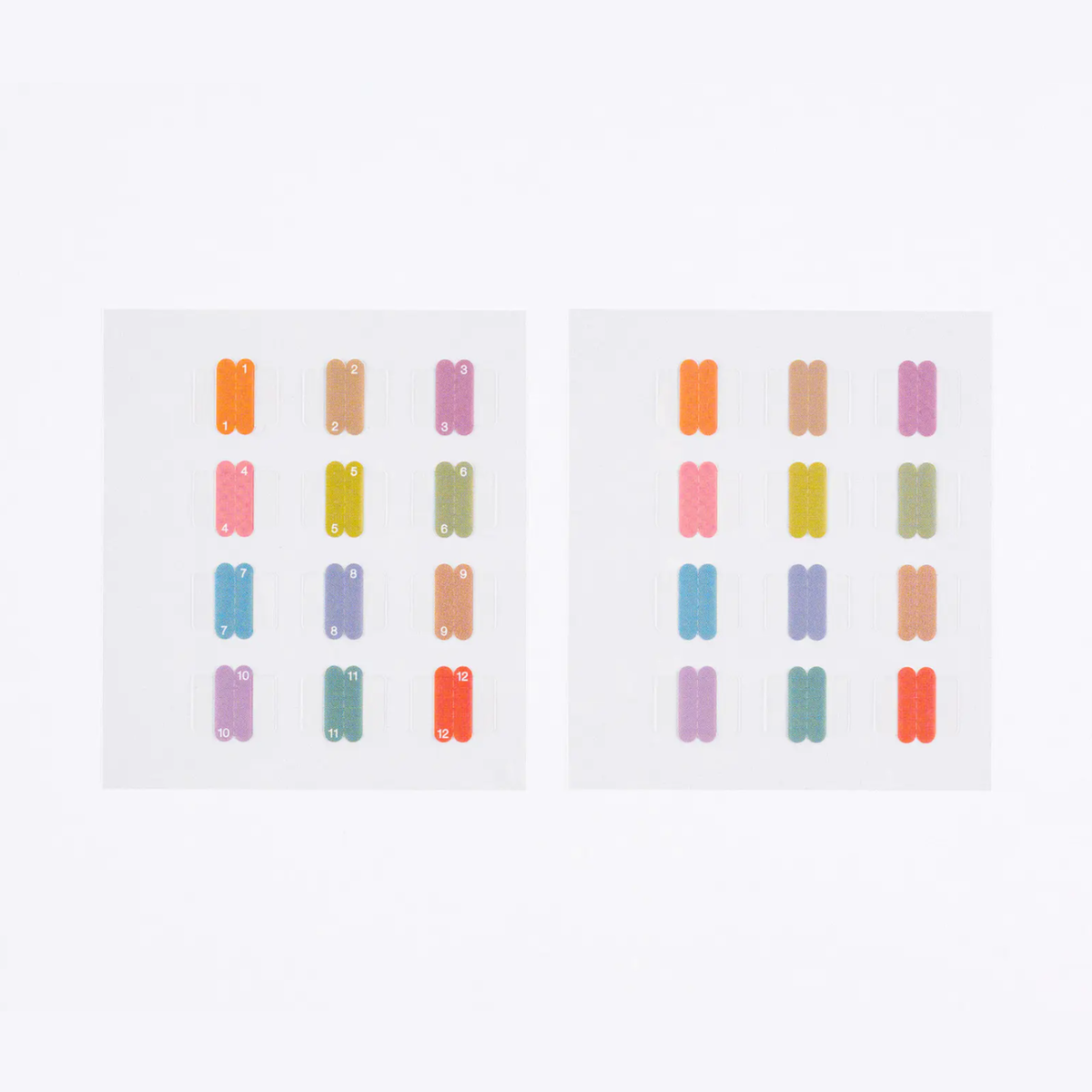 Hobonichi TSUKI no IRO: Index Stickers