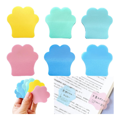 Abonbon Translucent Paw Sticky Notes