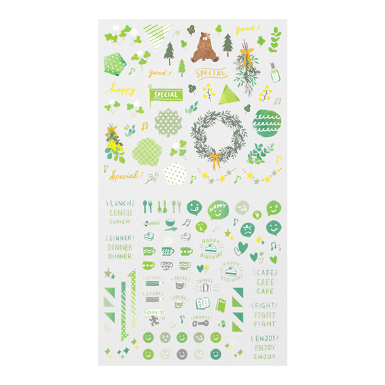 Midori Planner Stickers