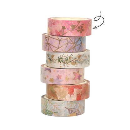 Yubbaex Gold Foil Washi Tape
