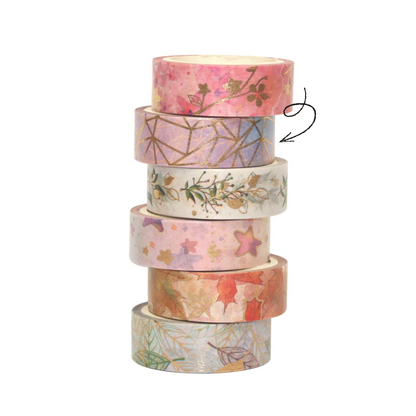 Yubbaex Gold Foil Washi Tape