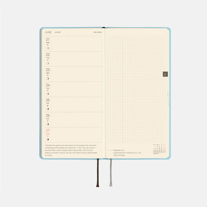 Hobonichi Weeks MEGA - Colors: Sea Glass (English)