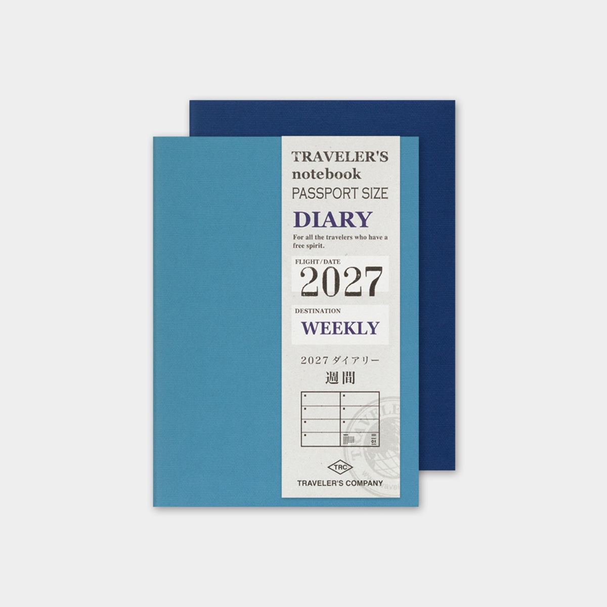 TRAVELER'S Notebook Passport Size Refill 2027 Weekly