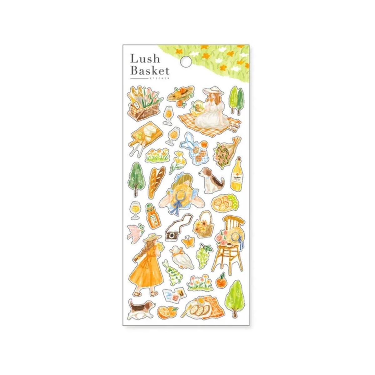 Mind Wave Seal Lush Basket Sticker Sheet