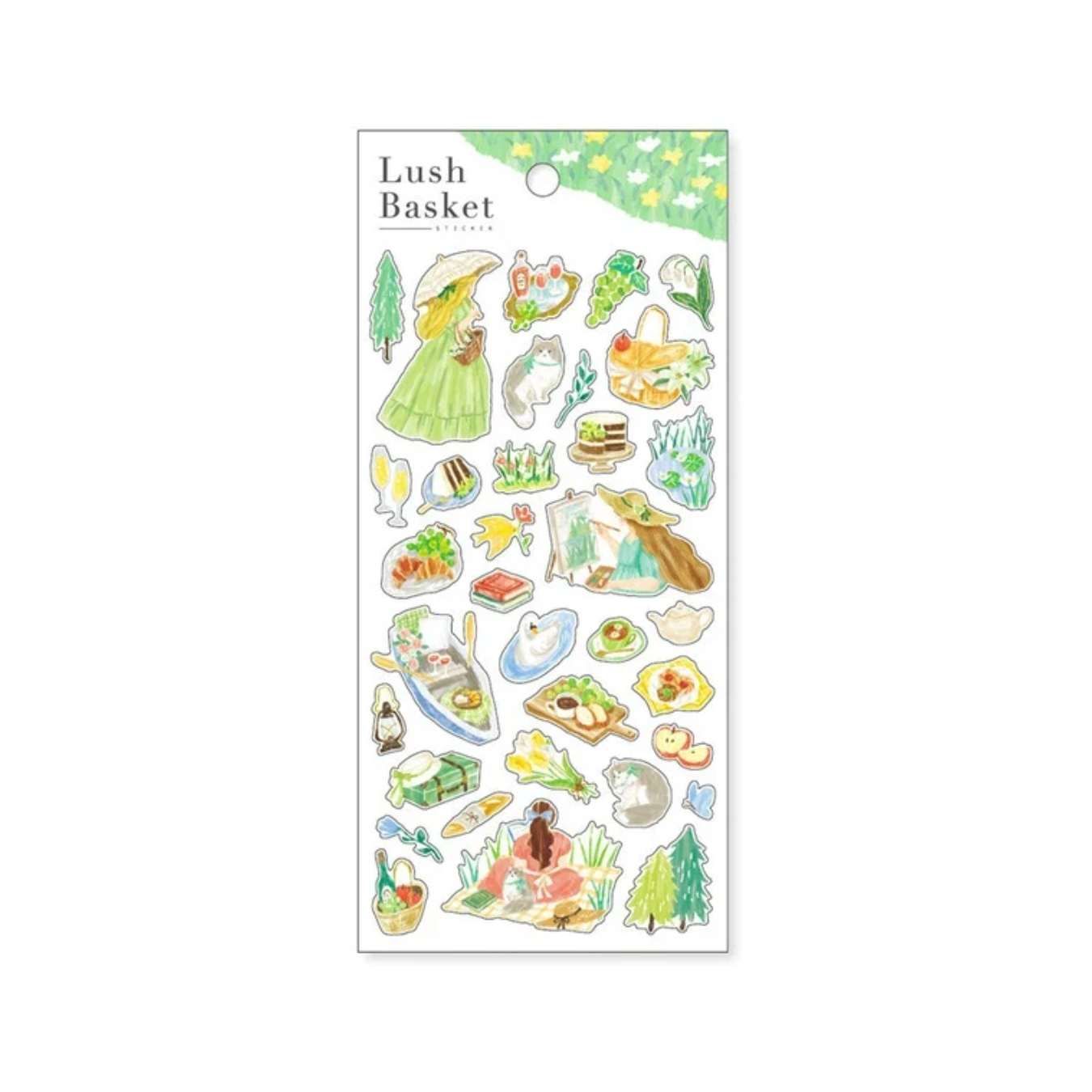 Mind Wave Seal Lush Basket Sticker Sheet