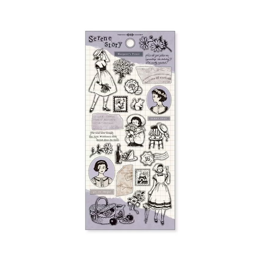 Mind Wave Seal Serene Story Sticker Sheet