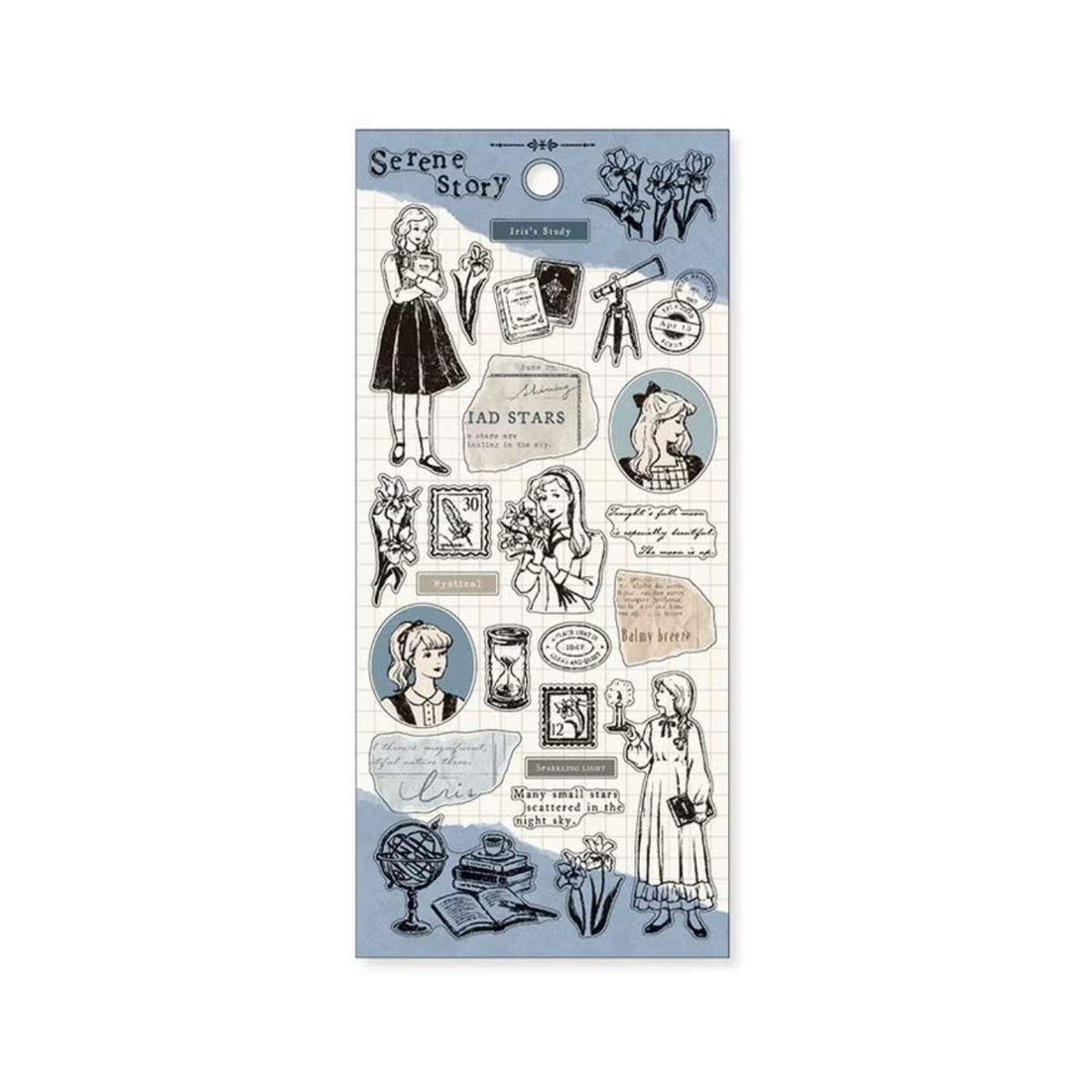 Mind Wave Seal Serene Story Sticker Sheet