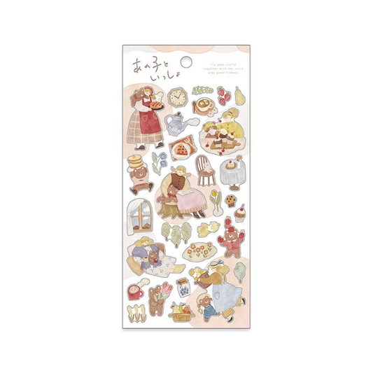 Mind Wave Seal Together with Them (あの子といっしょ) Sticker Sheet